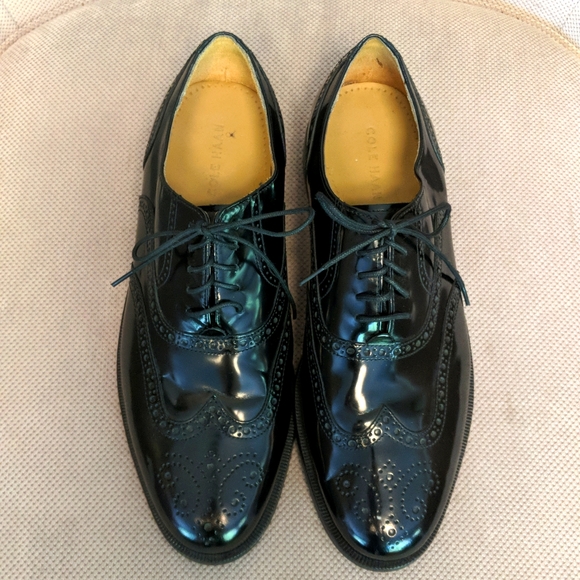 Cole Haan Patent Leather Oxfords - Picture 3 of 8